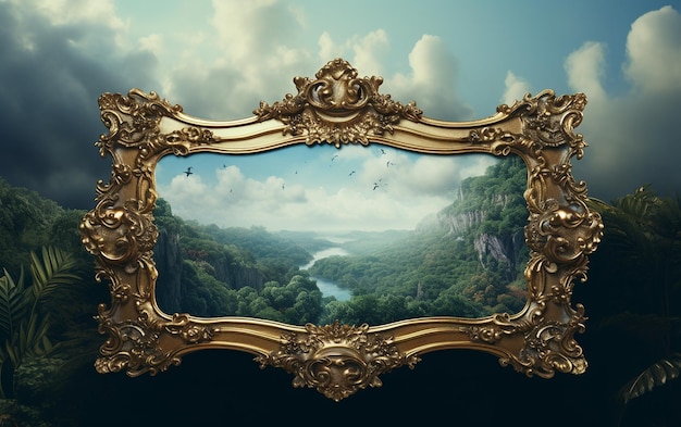 Memories Framed in an Ornate Picture Frame