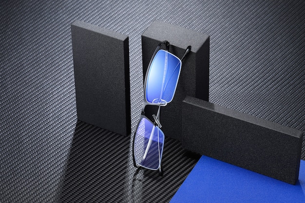 Foto occhiali anti-luce blu da uomo