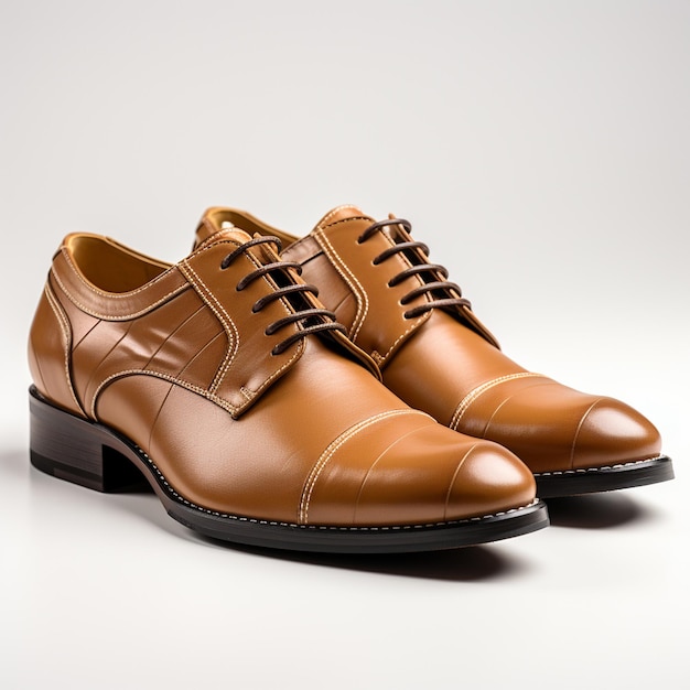 men leather derby shoes generative ai