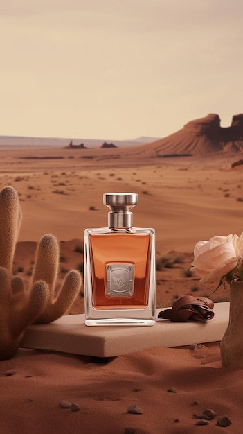 A men perfume that embodies the aroma of the legendary AI Generated Image