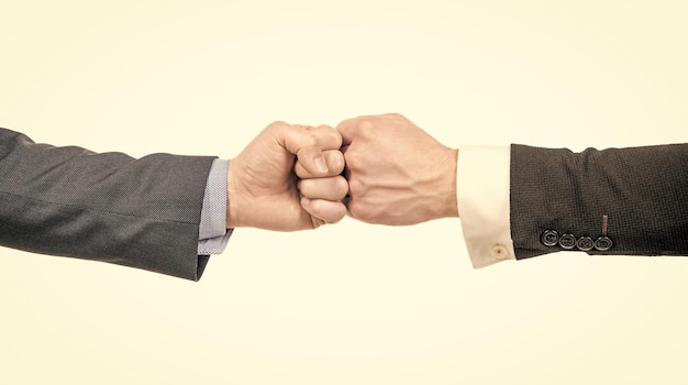 Men pumping hands after successful business deal friendship handclasp