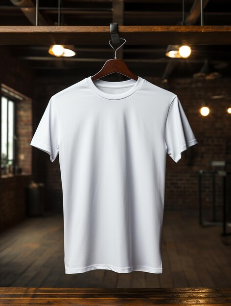 Men's blank tshirt photo for mockup design