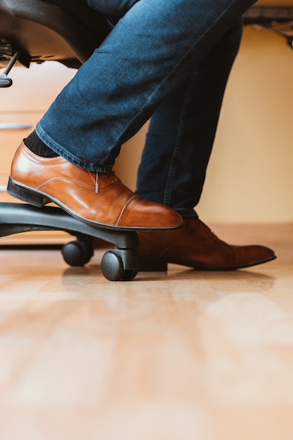 Men's brown shoes