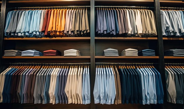 Men's Clothing Department in the Store