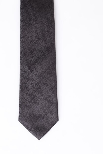 Photo men's tie on a white background