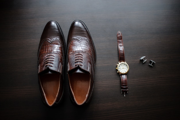 Men's watches and shoes