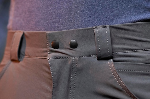 Men's waterproof pants men's pants closeup waterproof
fabric