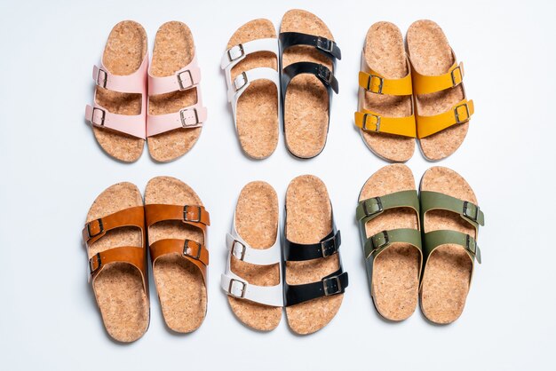 men's and women's fashion leather sandals