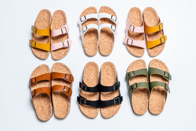 men's and women's fashion leather sandals