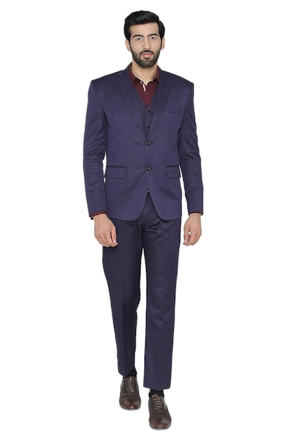 Men Slim Fit Single breasted Suit