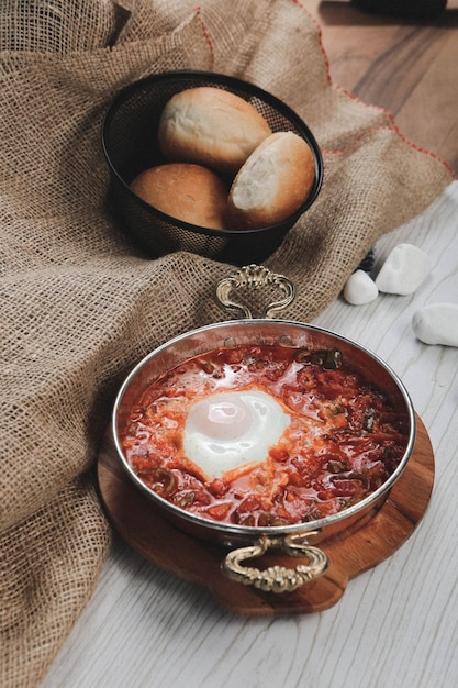 Menemen, turkish food or omlette