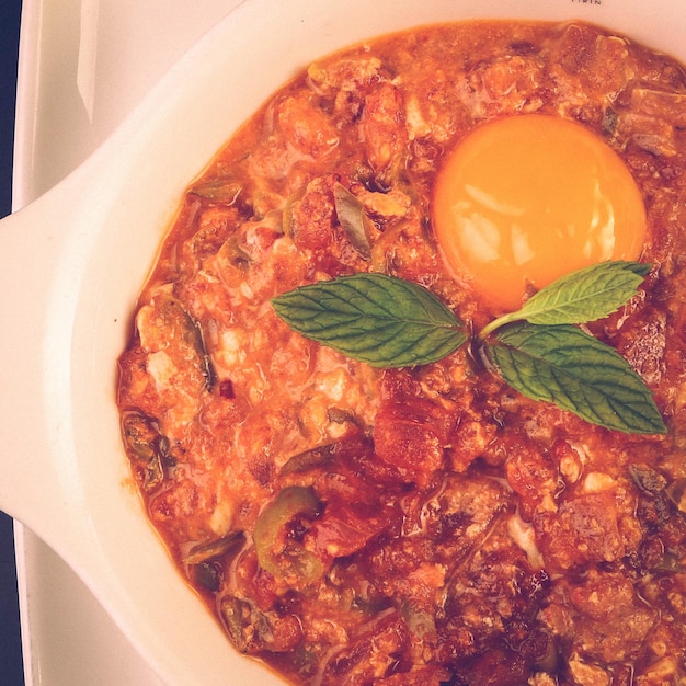 Menemen Turks eten of omelet