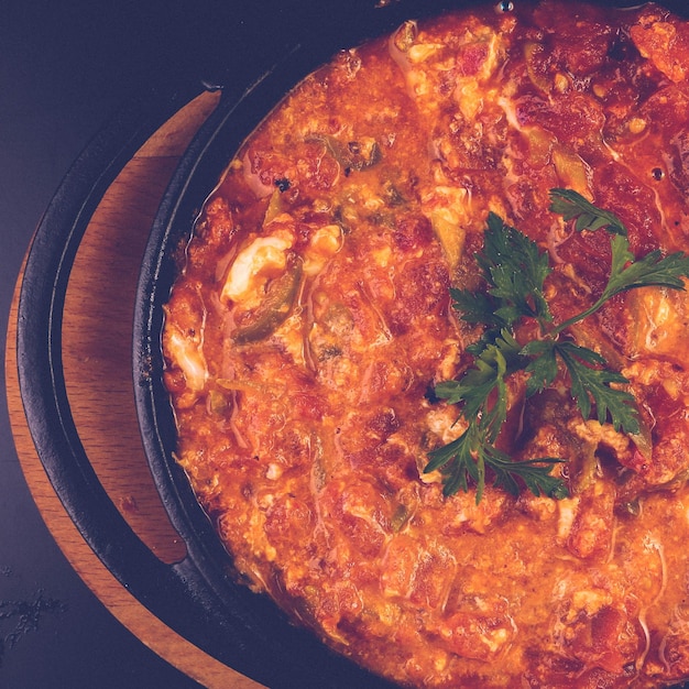 Menemen, Turks eten of omelet