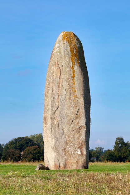 The menhir of ChampDolent in DoldeBretagne