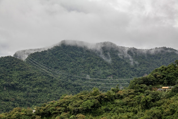 Mening van aardstad in Taiwan van Maokong-berg