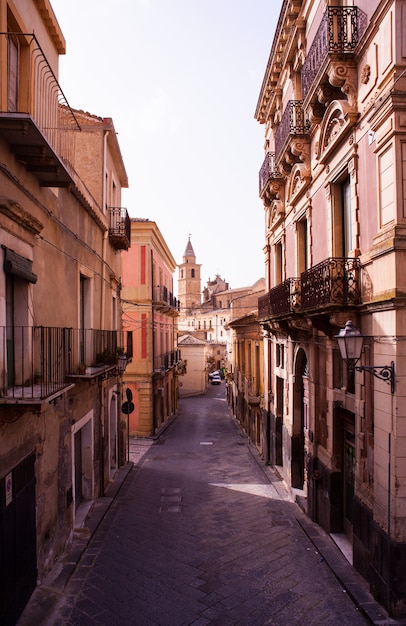 Mening van Agira-straat, Sicilië