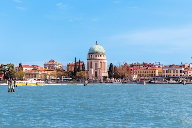 Mening van tempio votivo in venetië italië