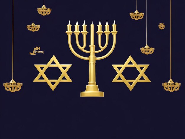 Foto menorah achtergrondbeelden collecties schattige behang ai gegenereerd