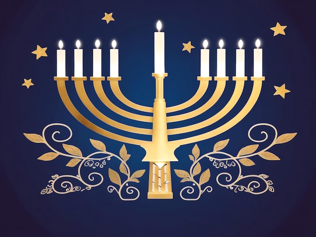 Foto menorah achtergrondbeelden collecties schattige behang ai gegenereerd