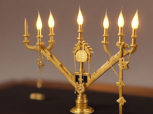 Foto menorah achtergrondbeelden collecties schattige behang ai gegenereerd