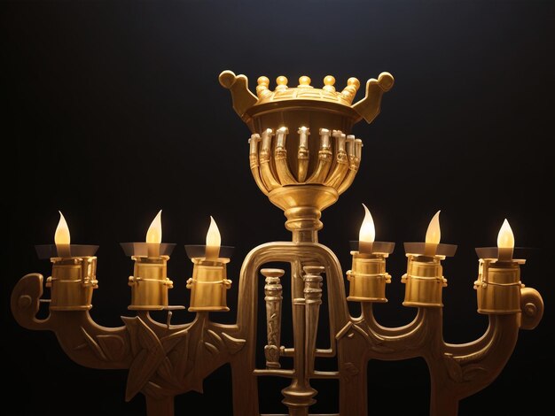 Menorah achtergrondbeelden collecties schattige behang ai gegenereerd