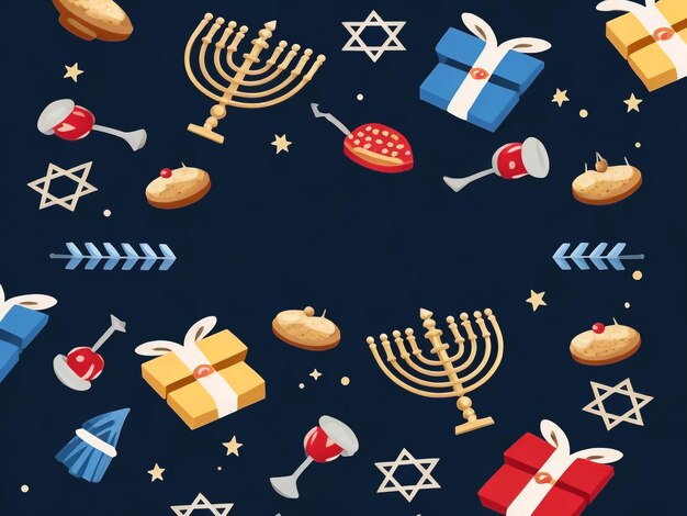 Foto menorah achtergrondbeelden collecties schattige behang ai gegenereerd