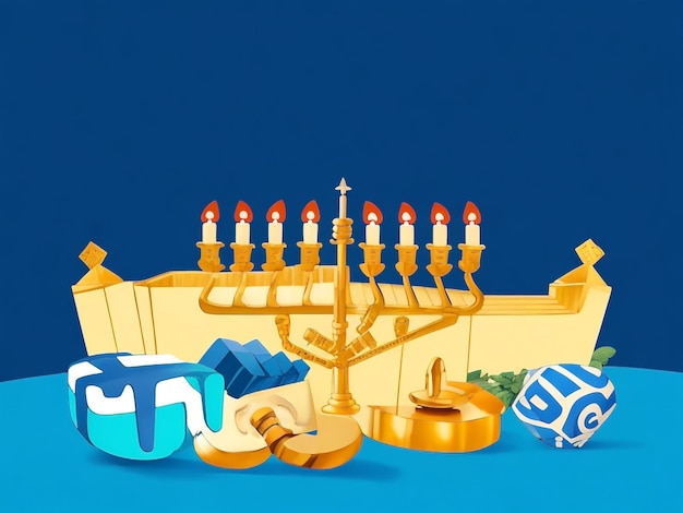 Foto menorah achtergrondbeelden collecties schattige behang ai gegenereerd