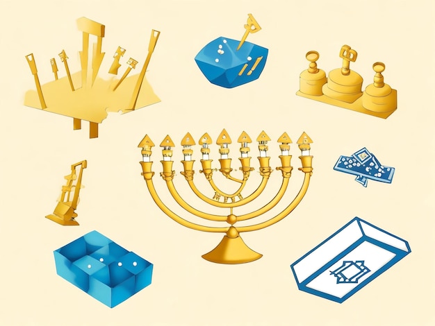 Menorah achtergrondbeelden collecties schattige behang ai gegenereerd