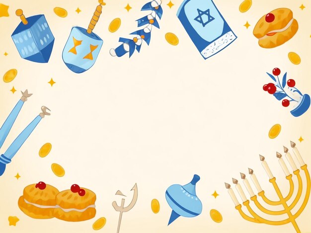 Menorah background images collections cute wallpapers ai generated