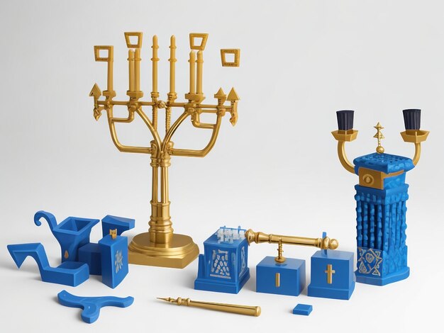 Menorah background images collections cute wallpapers ai generated