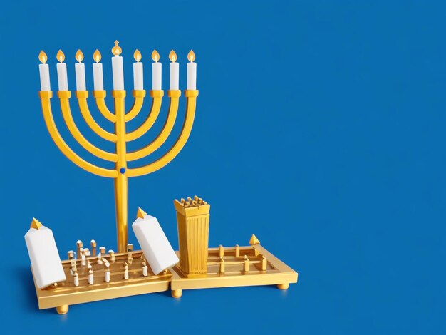 Menorah background images collections cute wallpapers ai generated