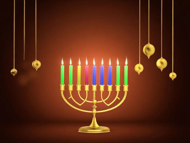 Menorah background images collections cute wallpapers ai generated