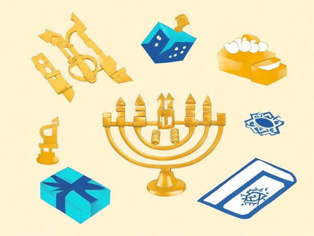 Photo menorah background images collections cute wallpapers ai generated