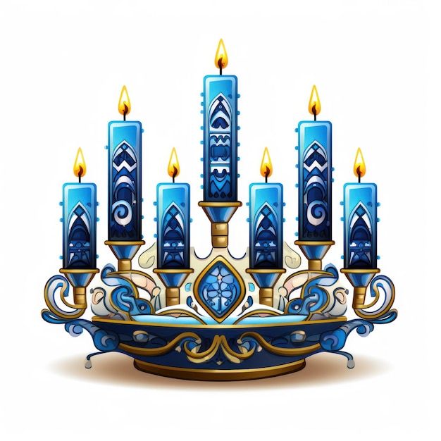 Menorah icon for Hanukkah