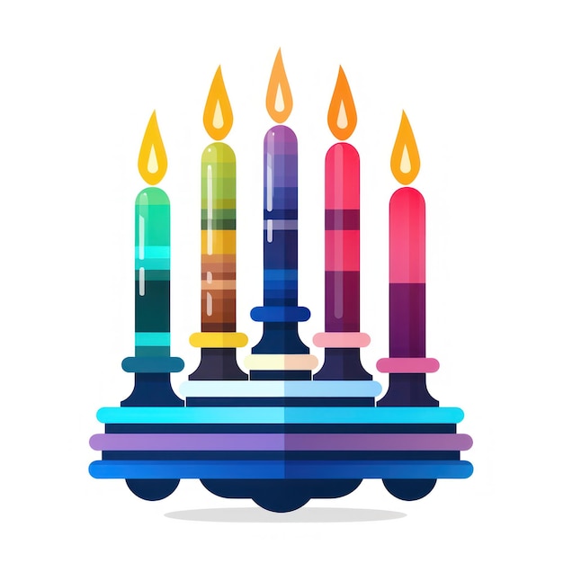 Menorah icon for Hanukkah