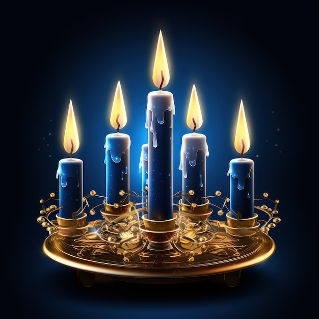 Menorah icon for Hanukkah