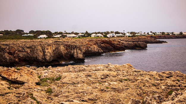 Menorca, balearies island in summertime, beautiful landscapes