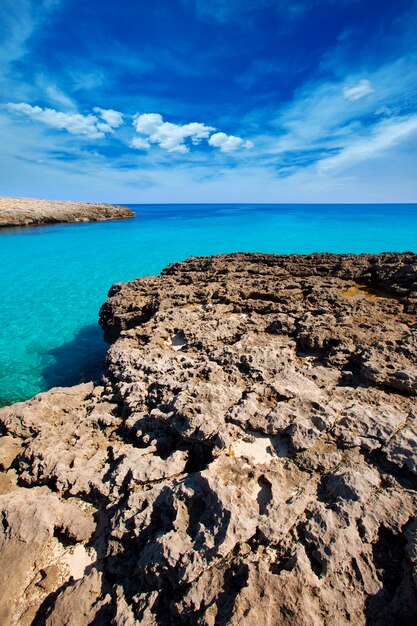 Menorca Cala des Talaier beach in Ciutadella at Balearic