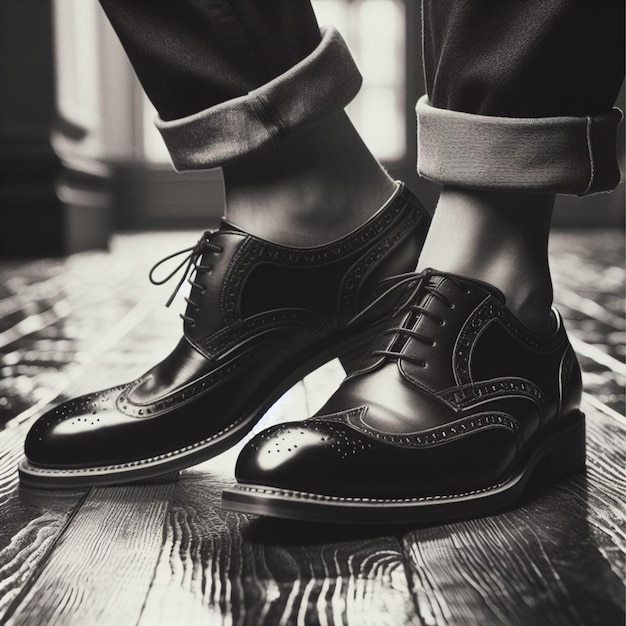 Foto piedi da uomo bellissime scarpe classiche pubblicità di scarpe