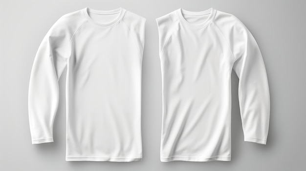 Mens Reglan Long Sleeve T Shirt Mockup