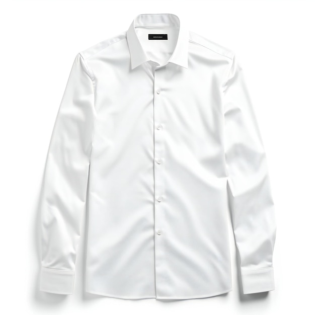 Mens shirt on a white background