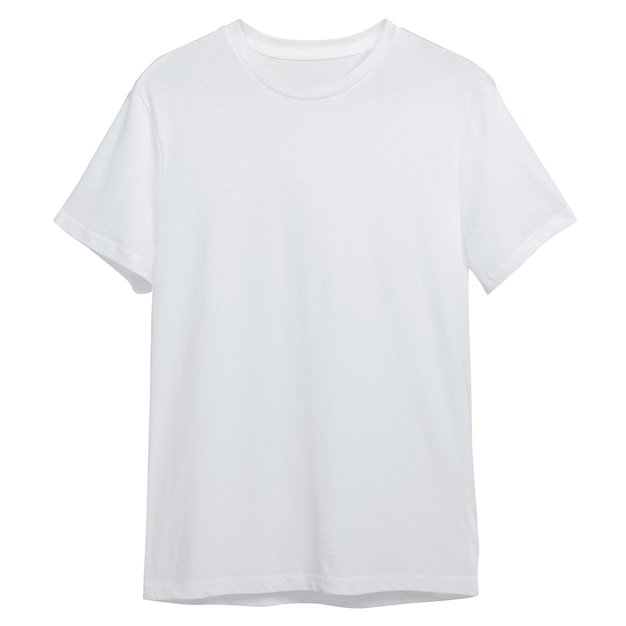 Mens white tee png tshirt mockup
