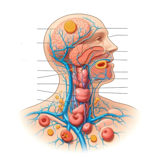 Foto menselijke anatomie