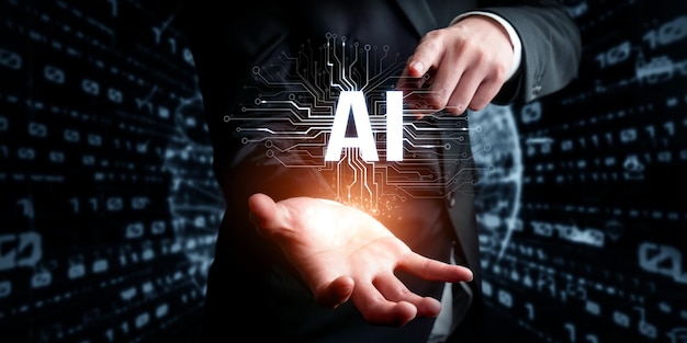 Menselijke interactie met AI kunstmatige intelligentie hersenproces generatieve AI FaaS