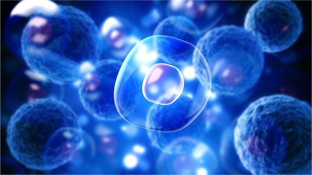 Menselijke stamcellen afbeelding achtergrond