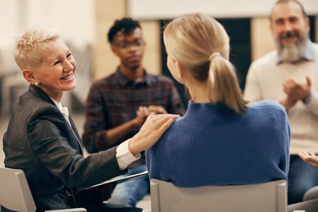 Mensen bij therapieklasse