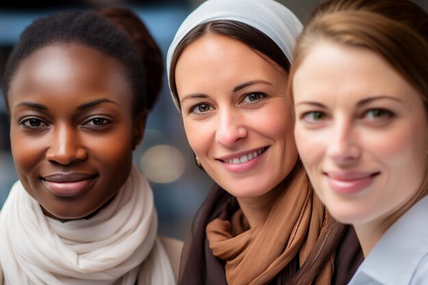 Mensen uit verschillende culturen tijdens een inclusief en eerlijk sollicitatiegesprek