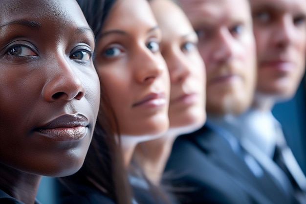 Mensen uit verschillende culturen tijdens een inclusief en eerlijk sollicitatiegesprek