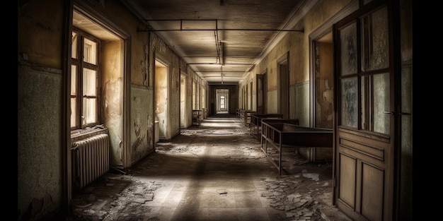 Mental hospital in a provincial town