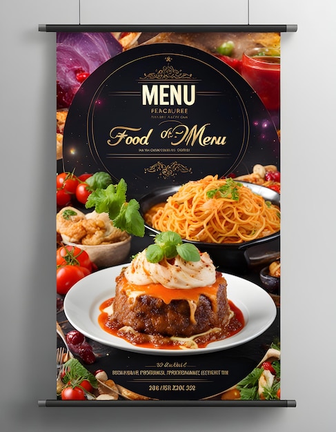 a menu for menu of food and a menu for menus